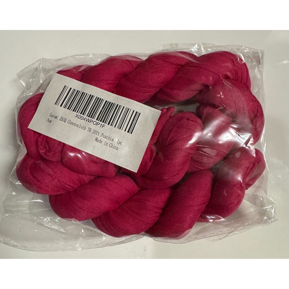 Socomi Fuschia Cheesecloth Table Runner 10ft Boho Gauze Wedding Decor ZBZQ NEW